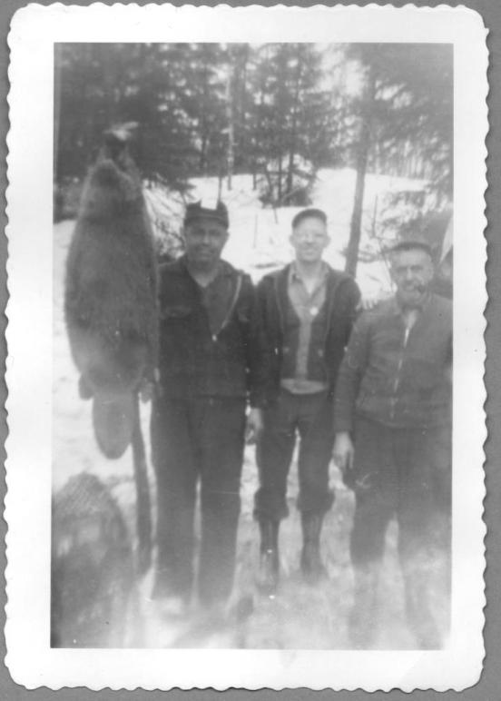 Three Men and a Beaver