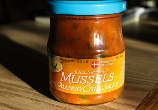 Mussels in Mango Chili Sauce