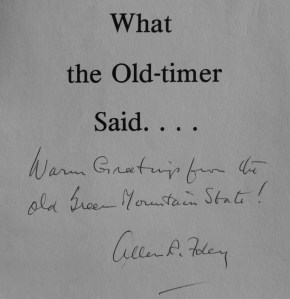 Warm Greetings from the old Green Mountain State!