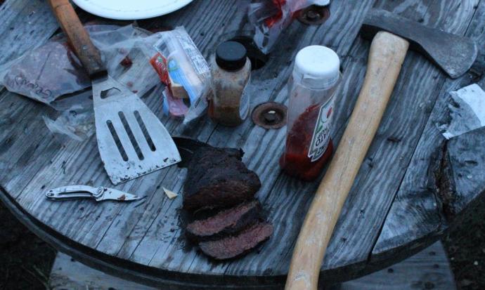 Venison Roast, a Pocket Knife, Habanero Cheese and an Axe