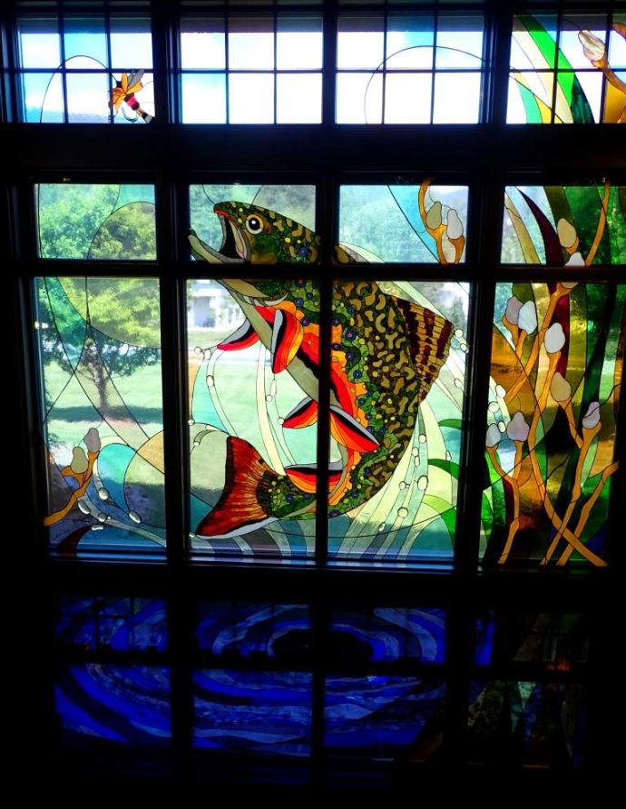 Stained Glass Brook Trout