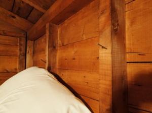 Top bunk convenience.